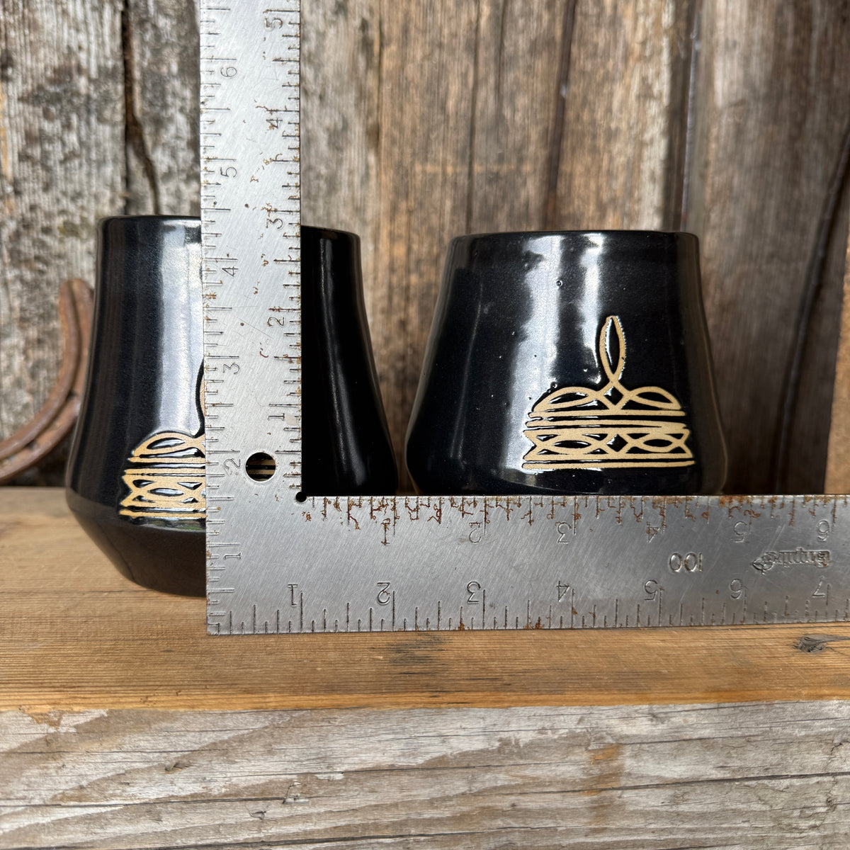 Tumbler Cup Set of 2 - Bootstitch Gunmetal