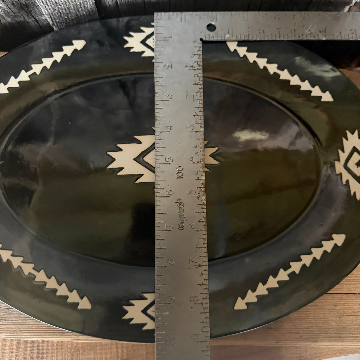 Platter Plate 13.5” Gunmetal