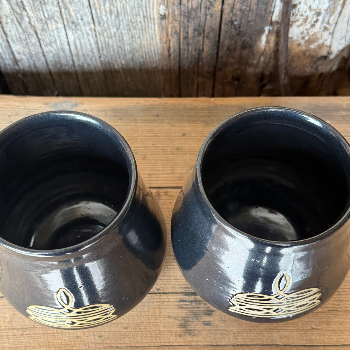 Tumbler Cup Set of 2 - Bootstitch Gunmetal