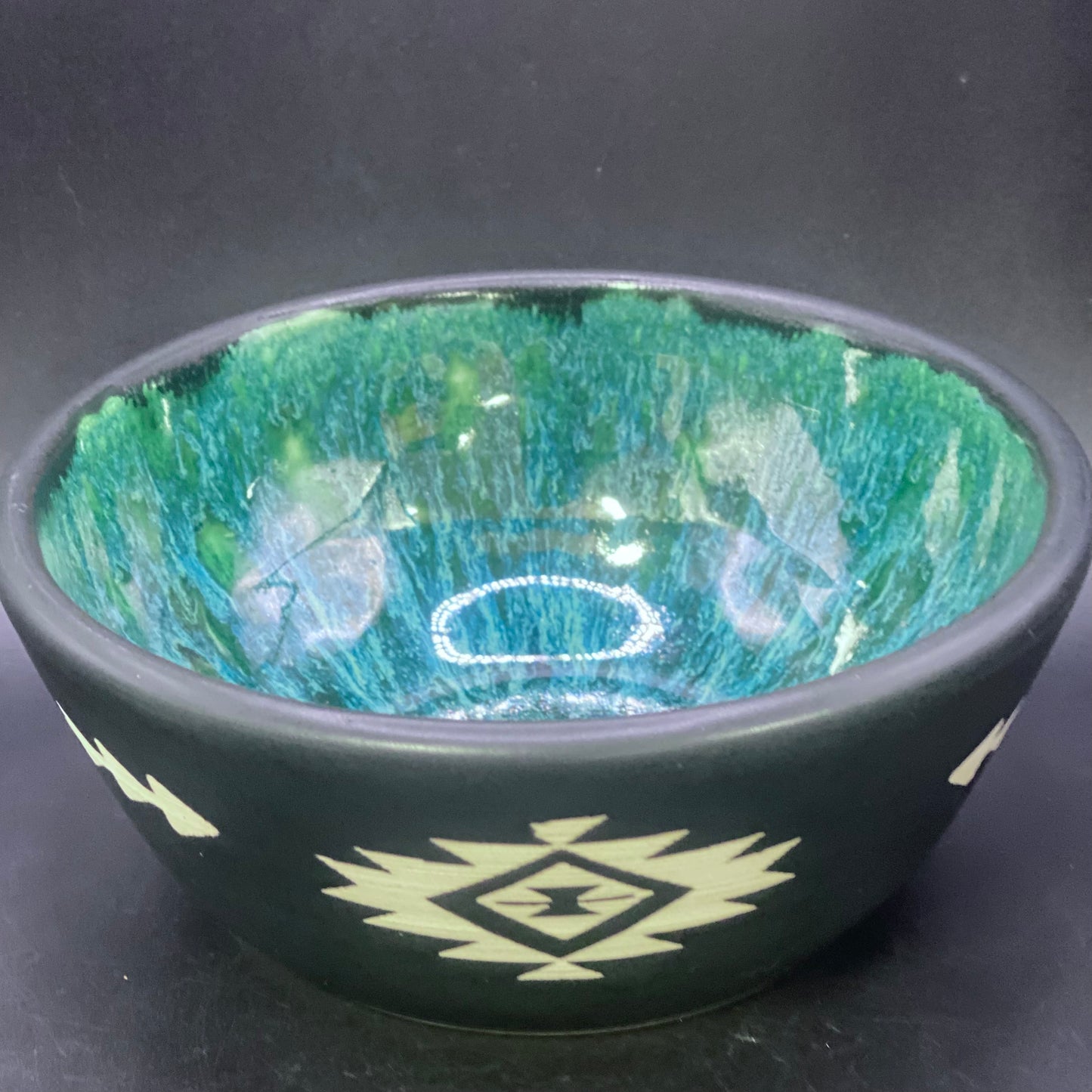 Turquoise Night Bowl 7”