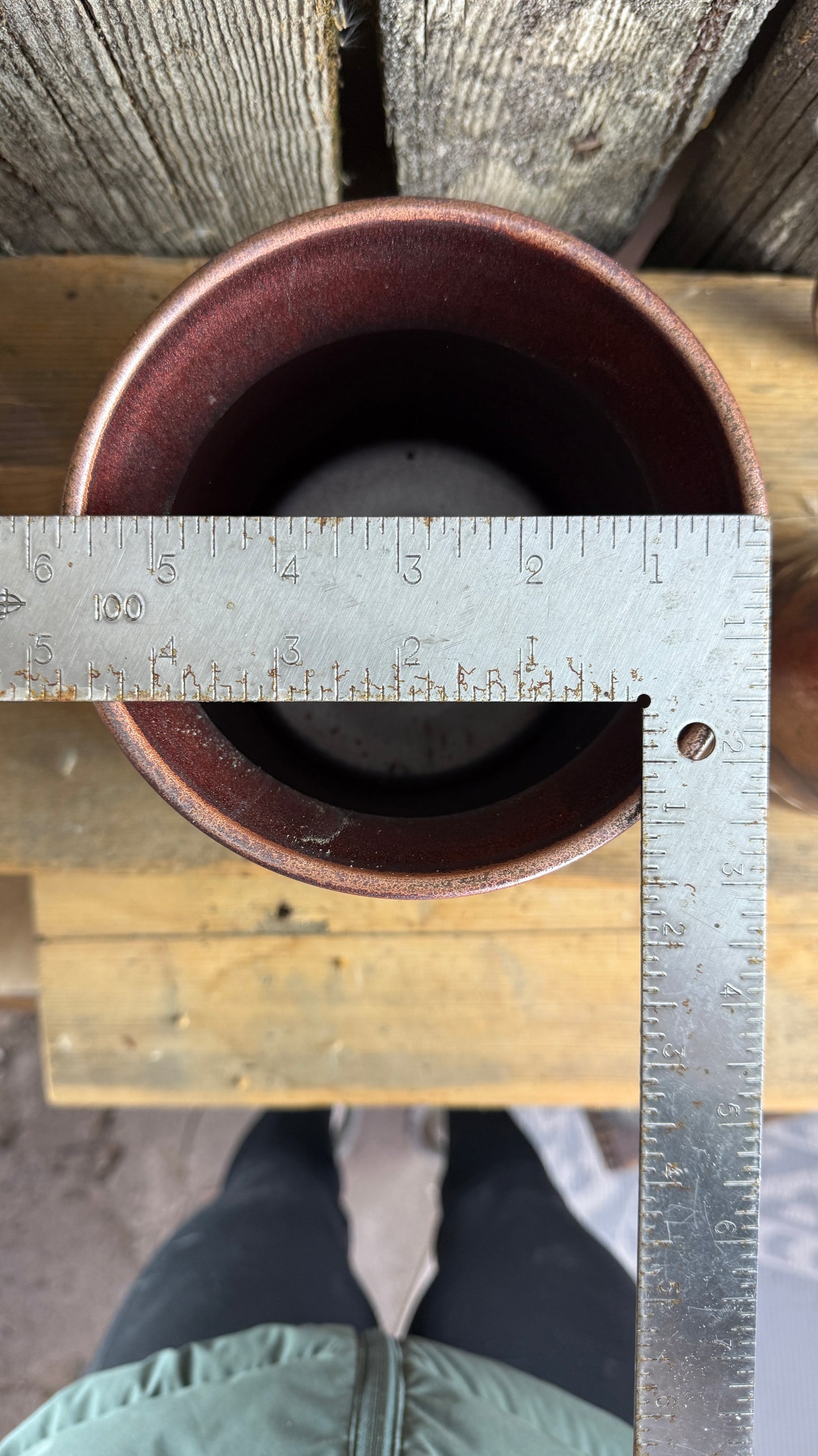 Kitchen Utensil Crock and soap dispenser - Copper