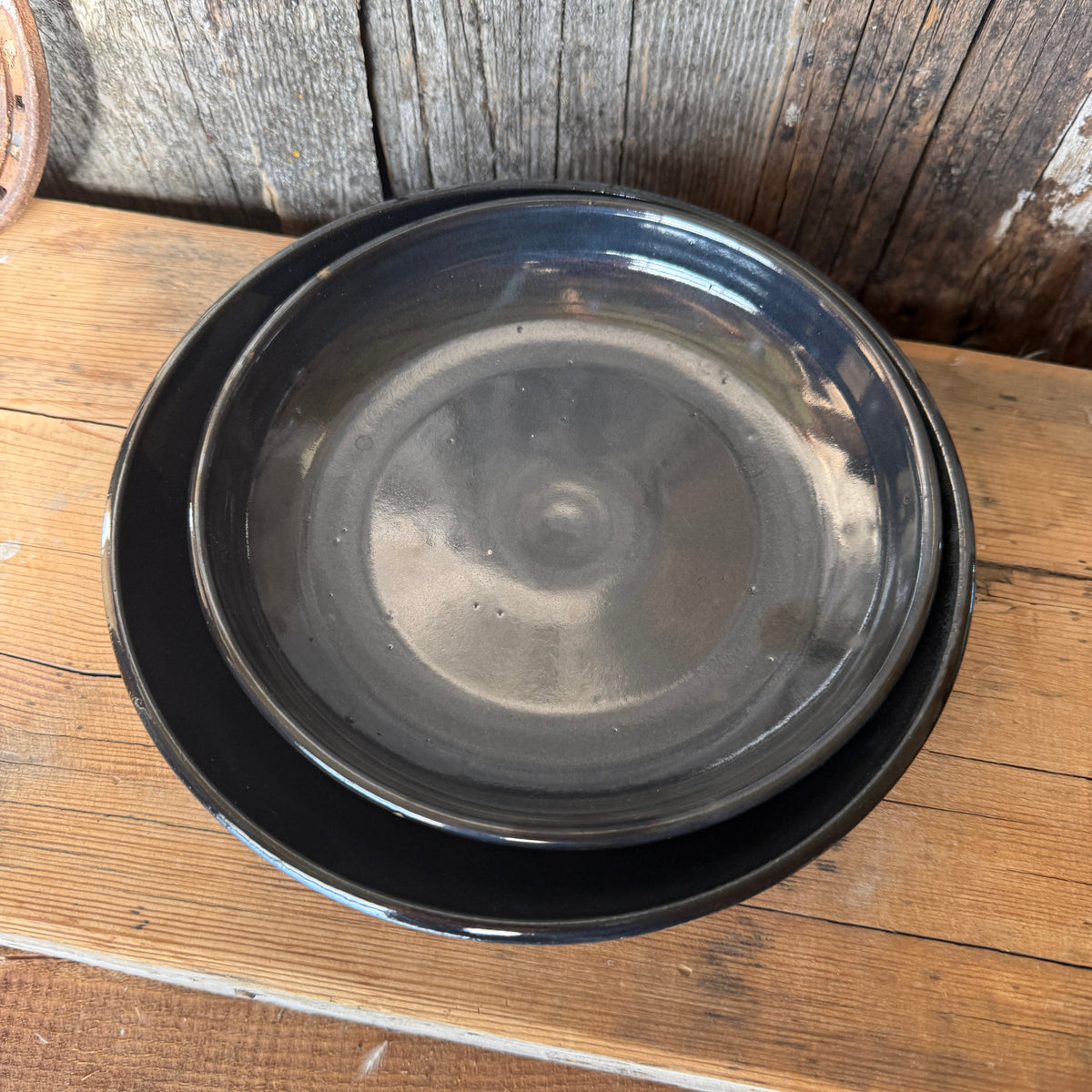 Girl Dinner Bowl/Plate Set of Small and Medium