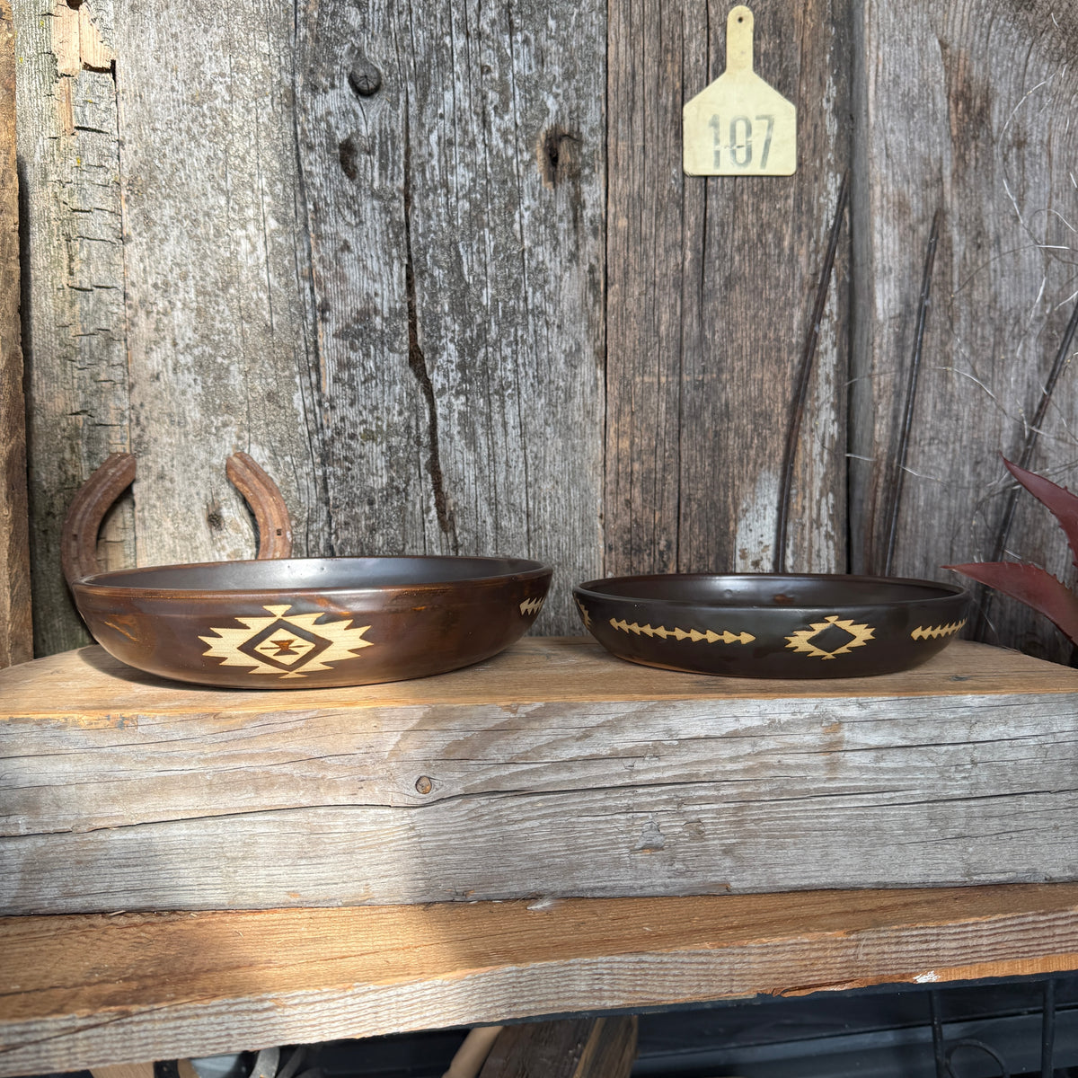 Girl Dinner Bowl/Plate Set of Small and Medium