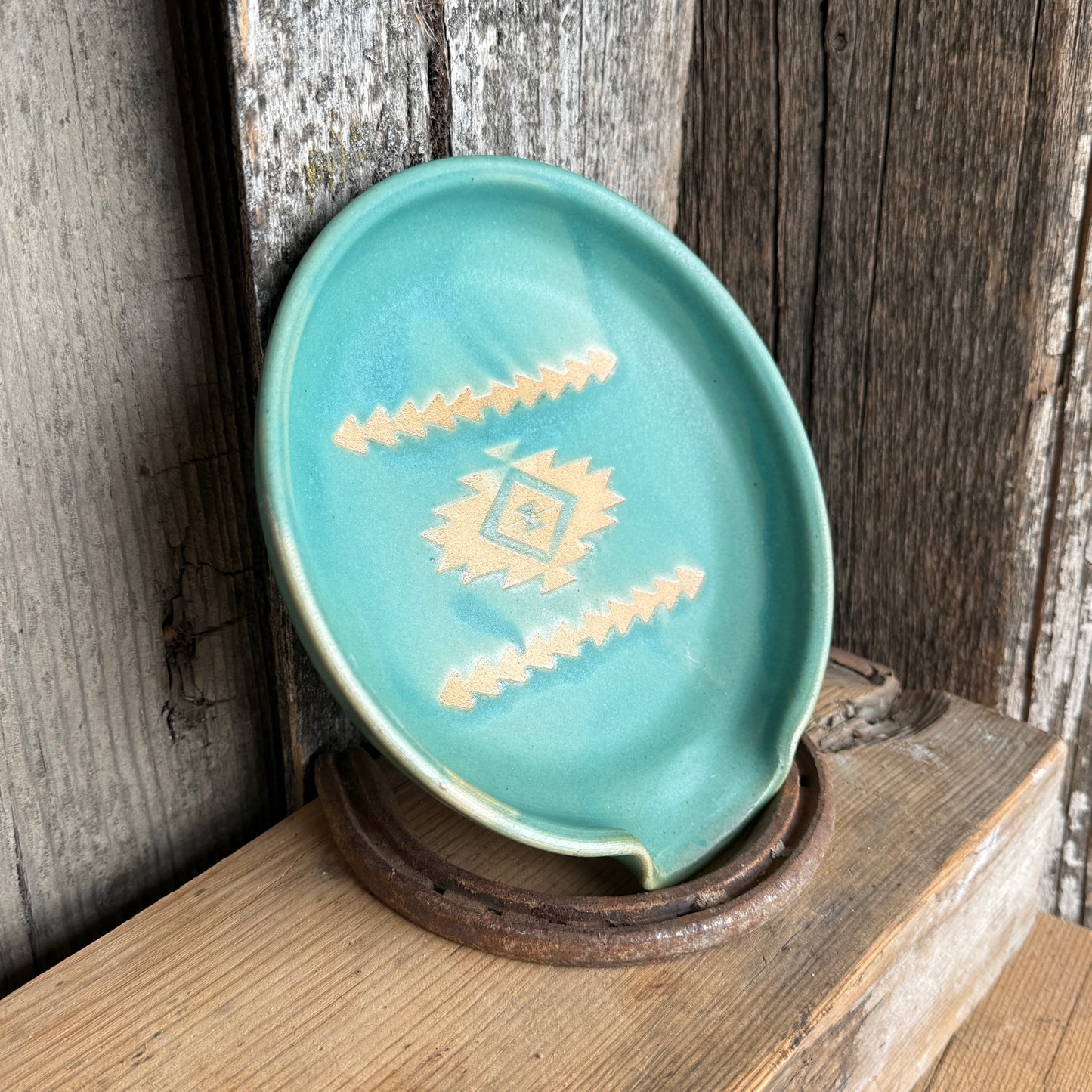 Spoon Rest - Southwestern Turquoise