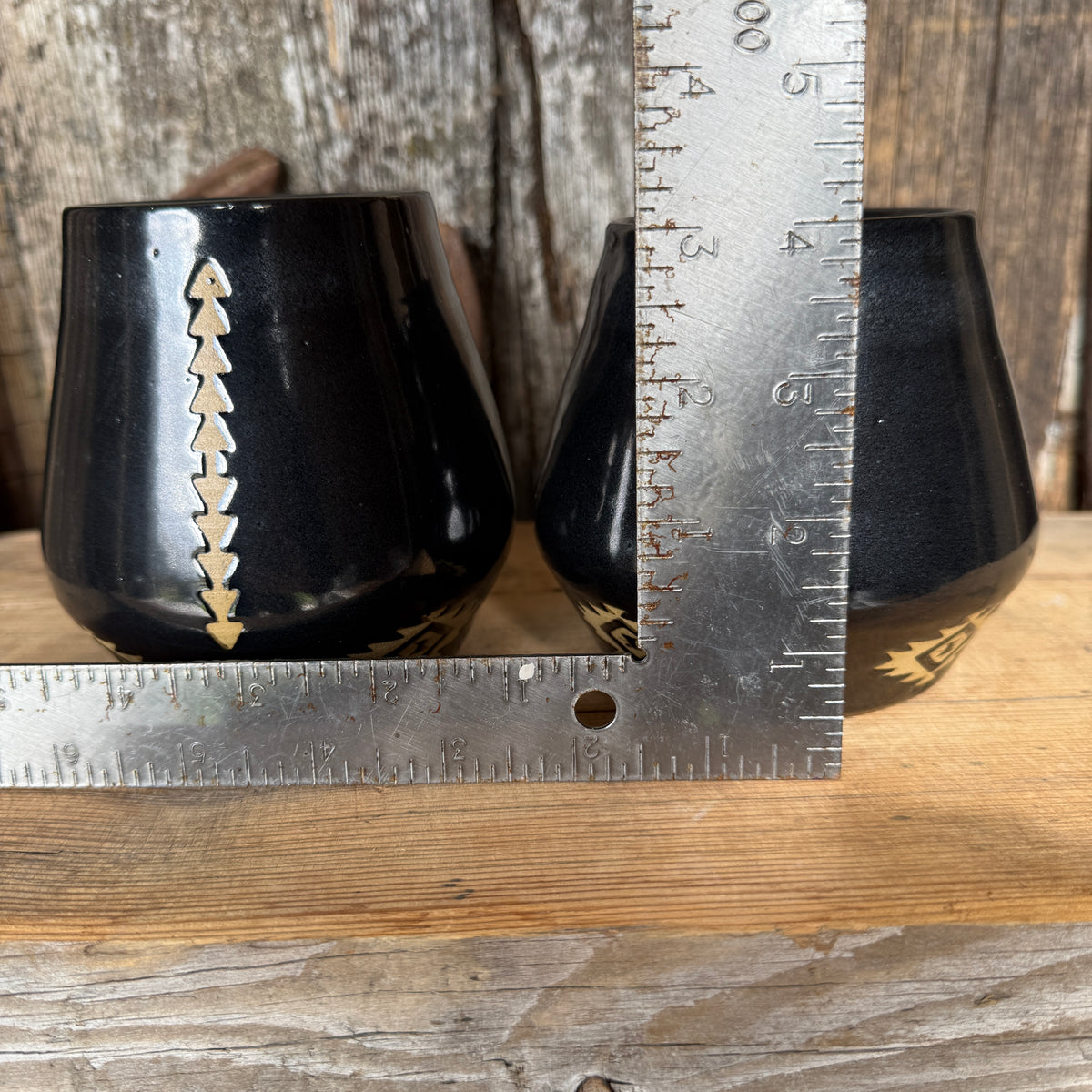 Tumbler Cup Set of 2 - Southwestern Gunmetal