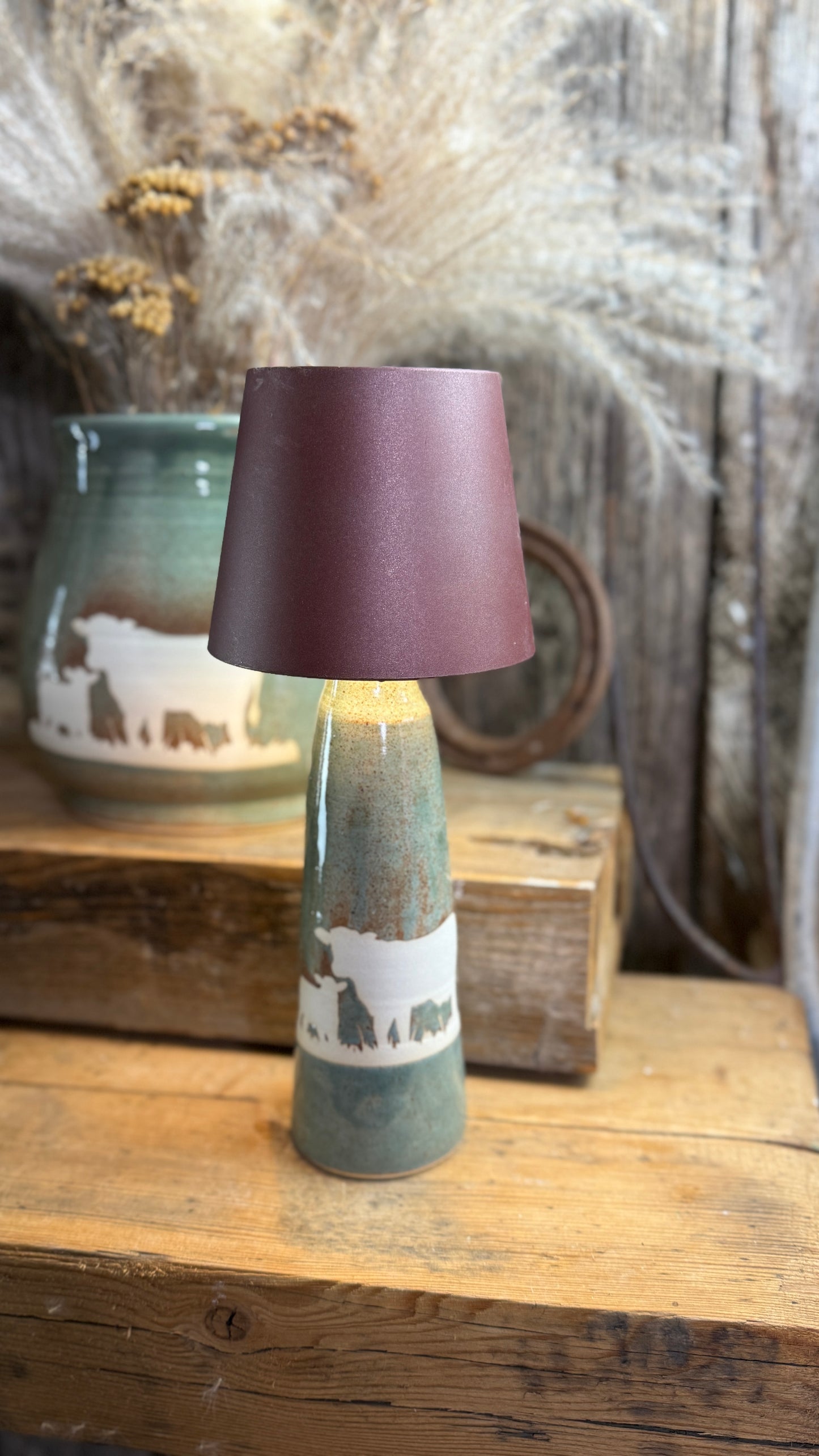 Kitchen Utensil Crock and oil bottle  -