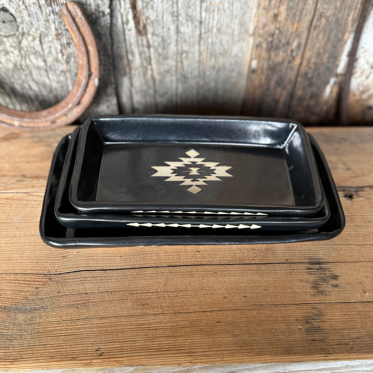 3 plate set- gunmetal