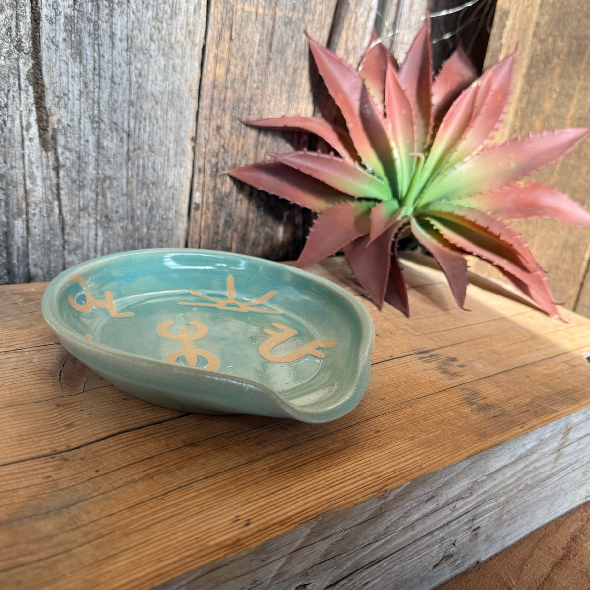 Spoon Rest - Turquoise Branded