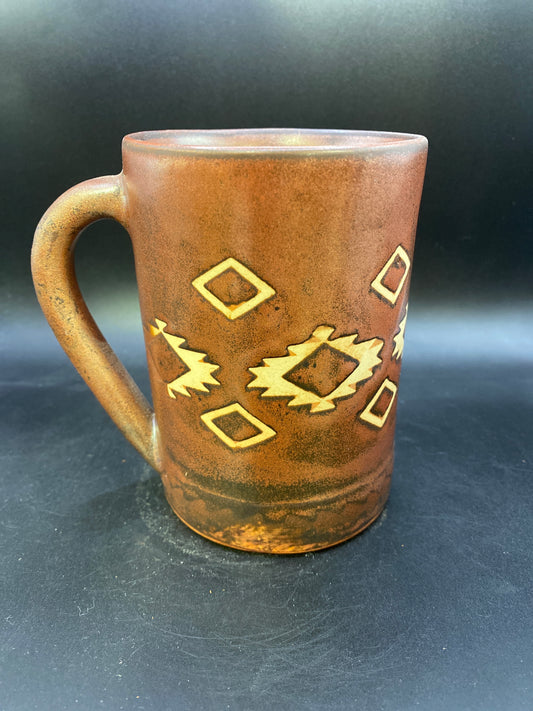 Southwestern Copper Mug