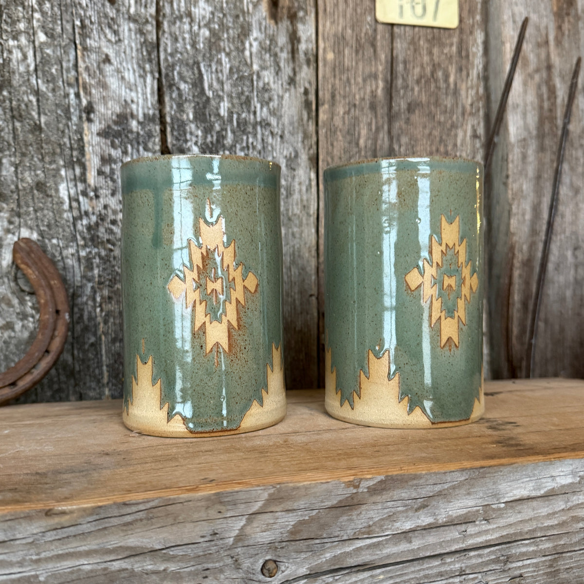 Cup Set of 2- Sagebush Cactus