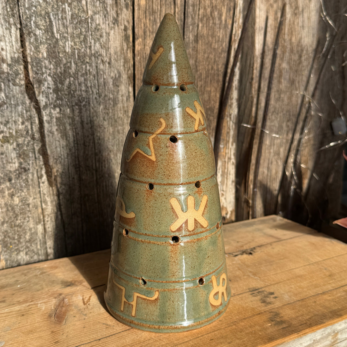Luminary Cattle Christmas tree