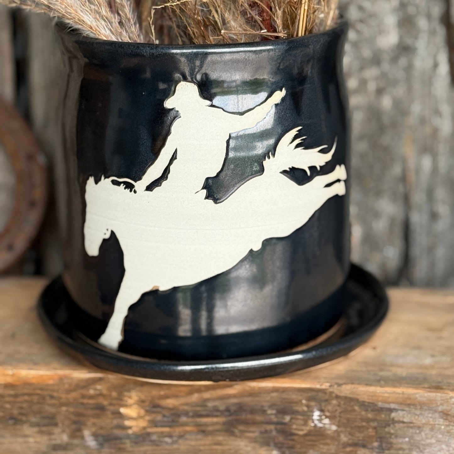 Planter pot Gunmetal