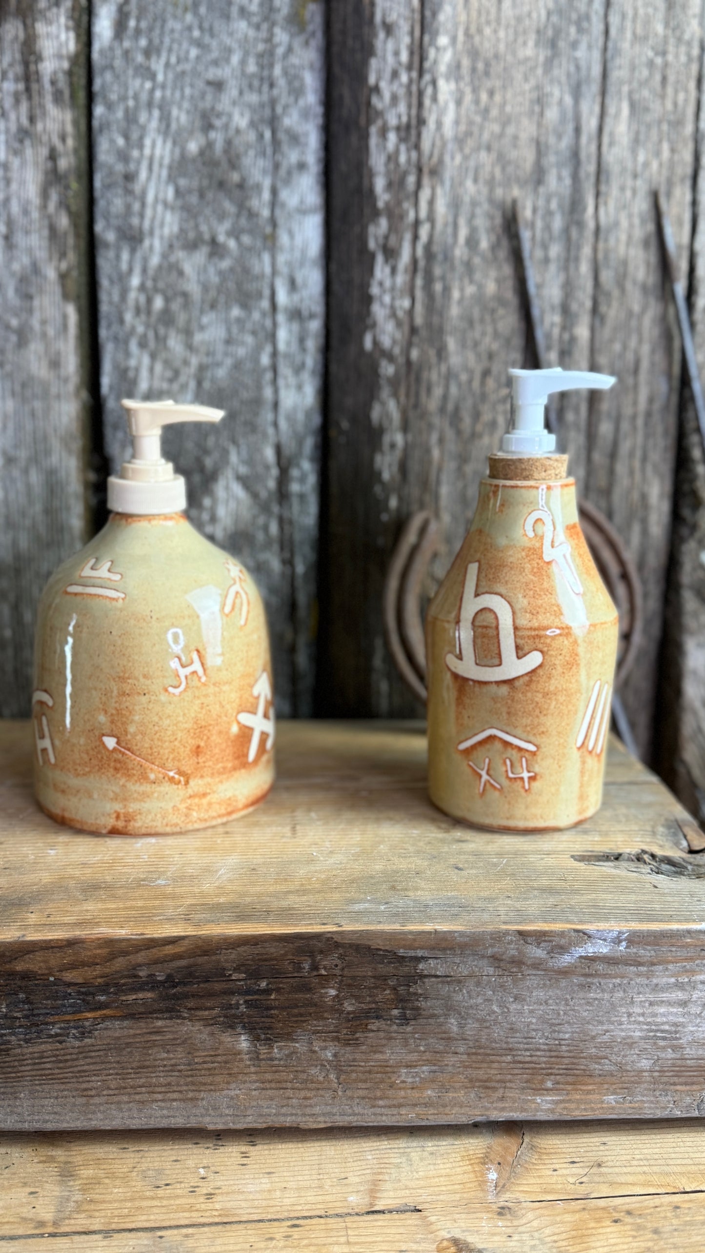 Set- Oil Bottle and Soap Dispenser