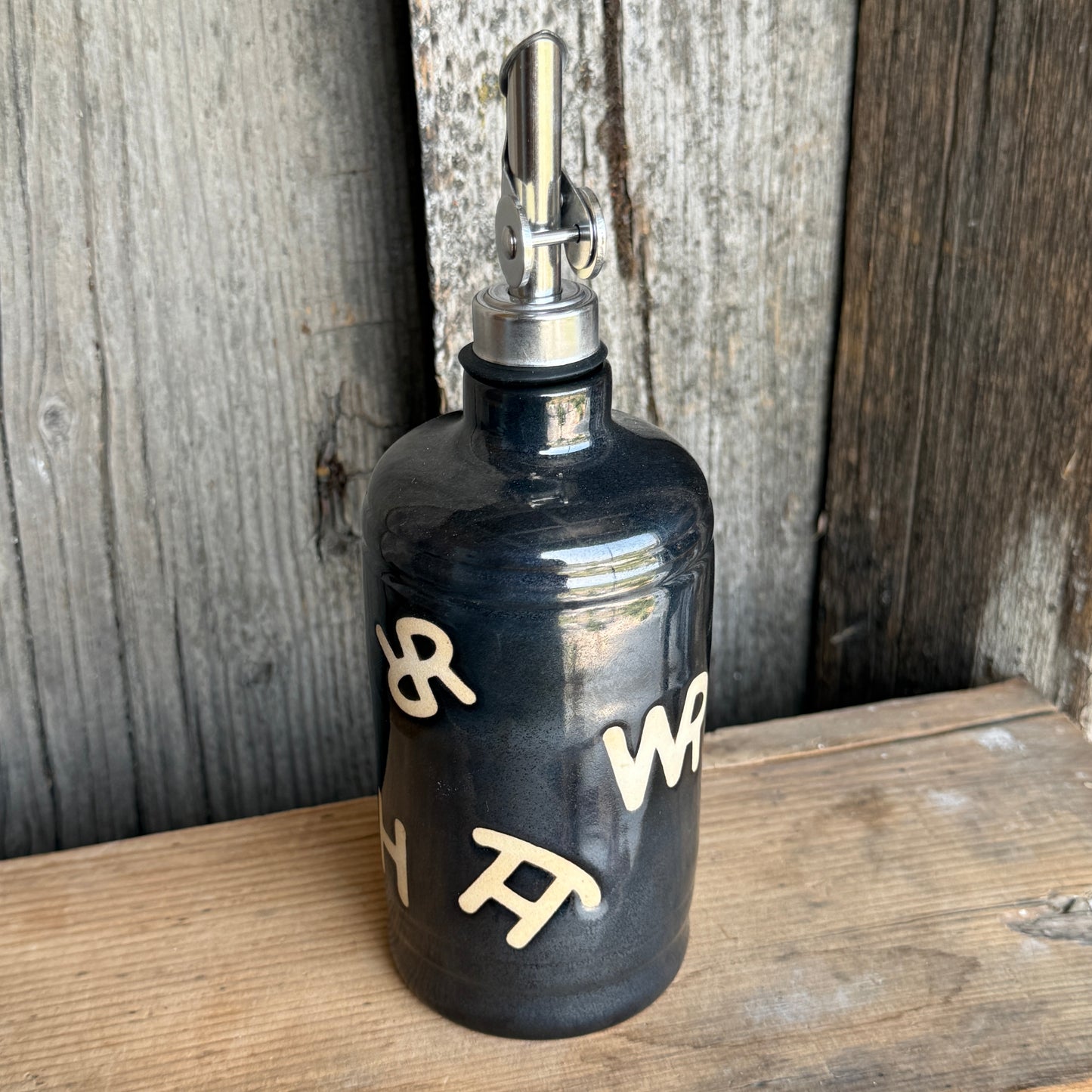 Oil Bottle -  Branded  - Gunmetal