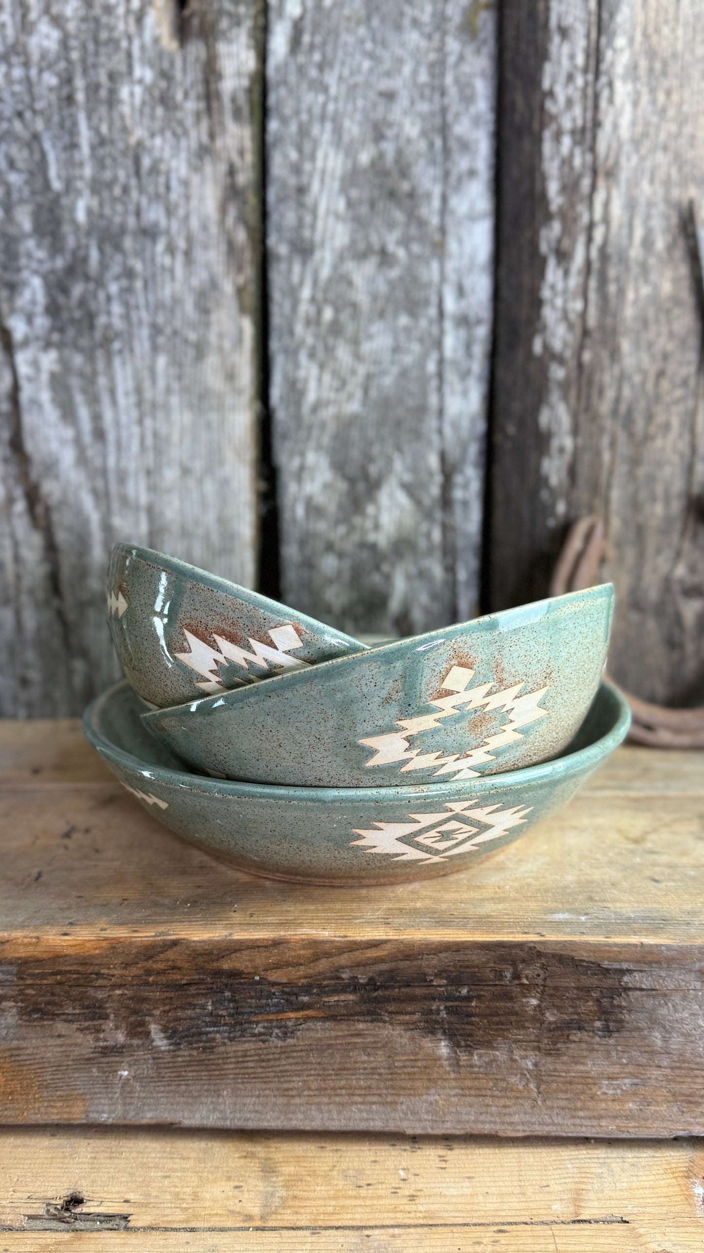 Girl Dinner - Plate/ Bowl set of 3 Southwestern