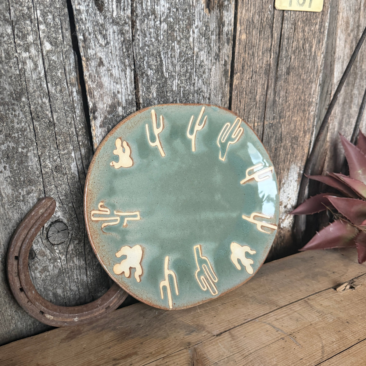 Platter Plate 10.5” Sagebrush Cactus