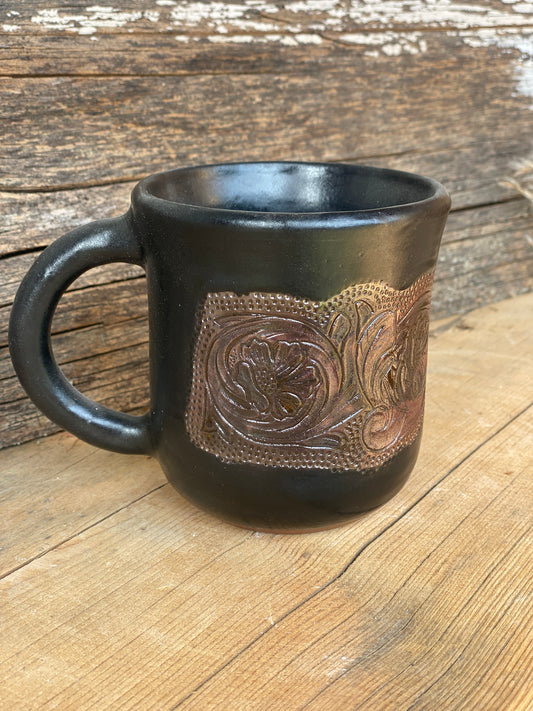 Carved Mug : matte black