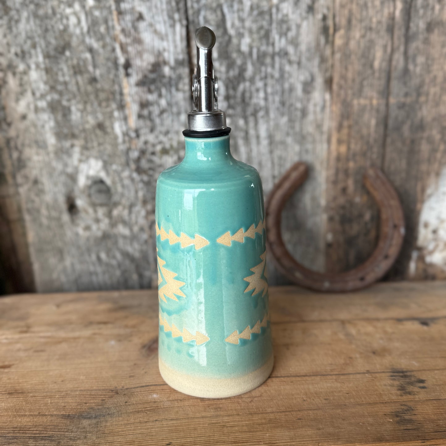 Oil Bottle  - Tiffany Turquoise