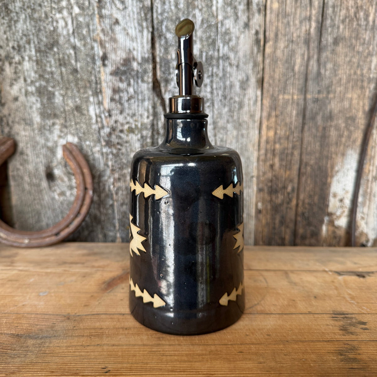 Oil Bottle  - Gunmetal Southwestern