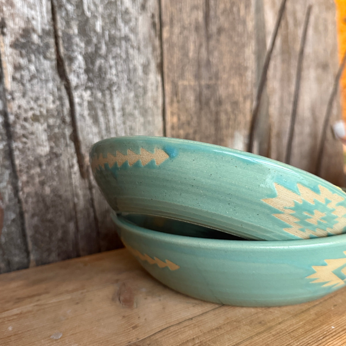 Girl Dinner Bowl/Plate Set of 2
