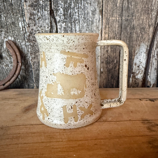Coffee Mug - speckle Park branded cattle