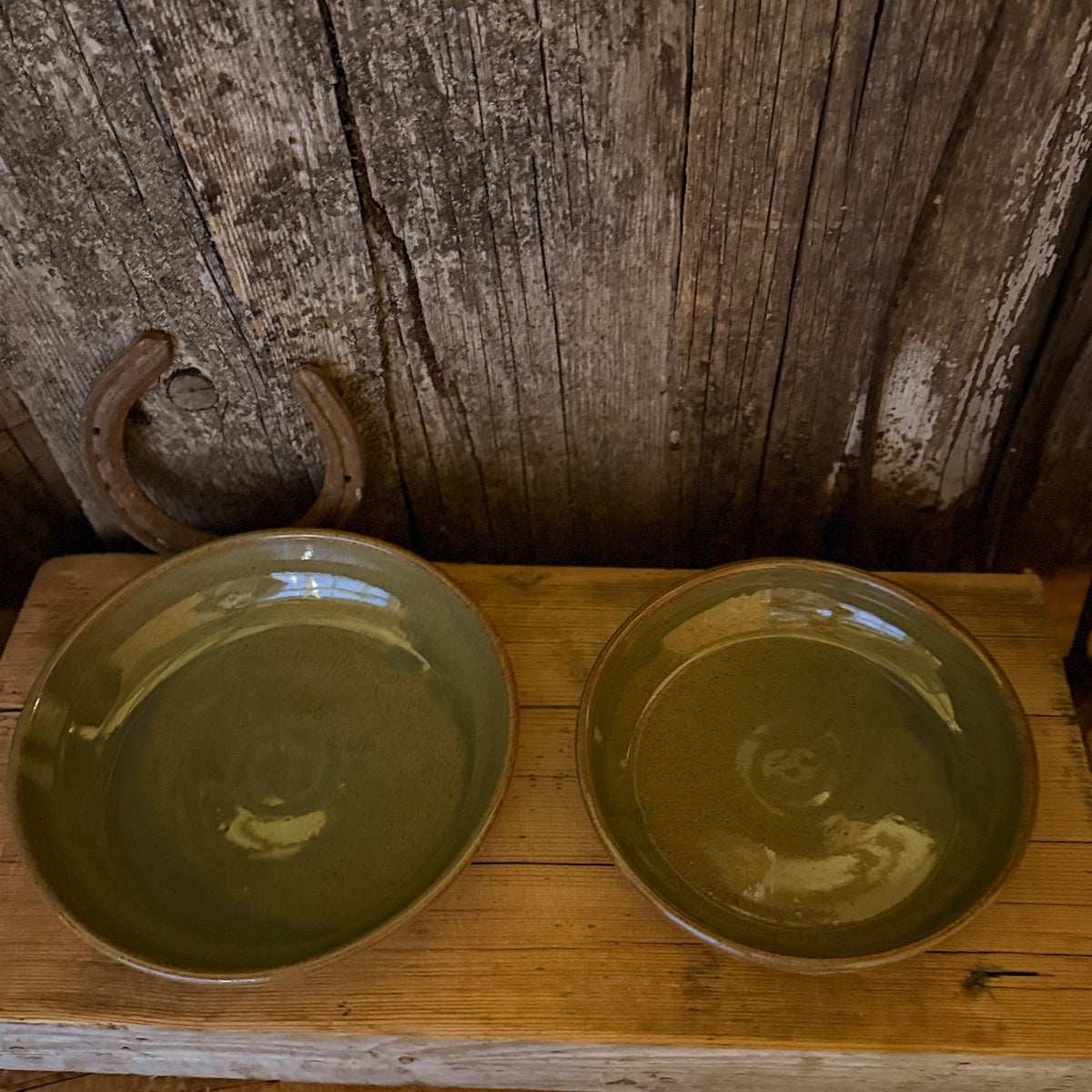 Girl Dinner Bowl/Plate Set of 2- sagebrush southwestern