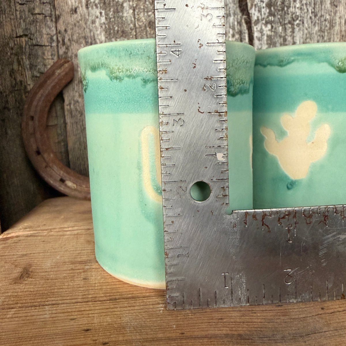 Cup Set of 4 - Tiffany Turquoise Southwestern