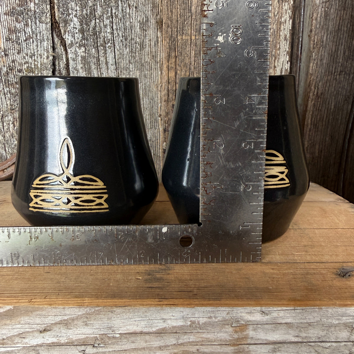 Tumbler Cup Set of 2 - Bootstitch Gunmetal
