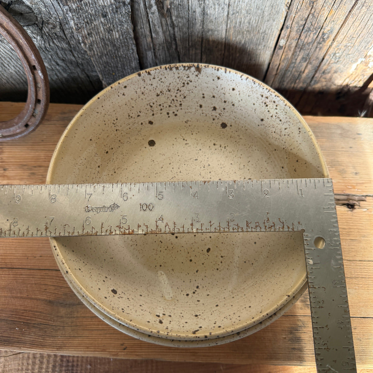 Girl Dinner Bowl/Plate Set of Large and Medium
