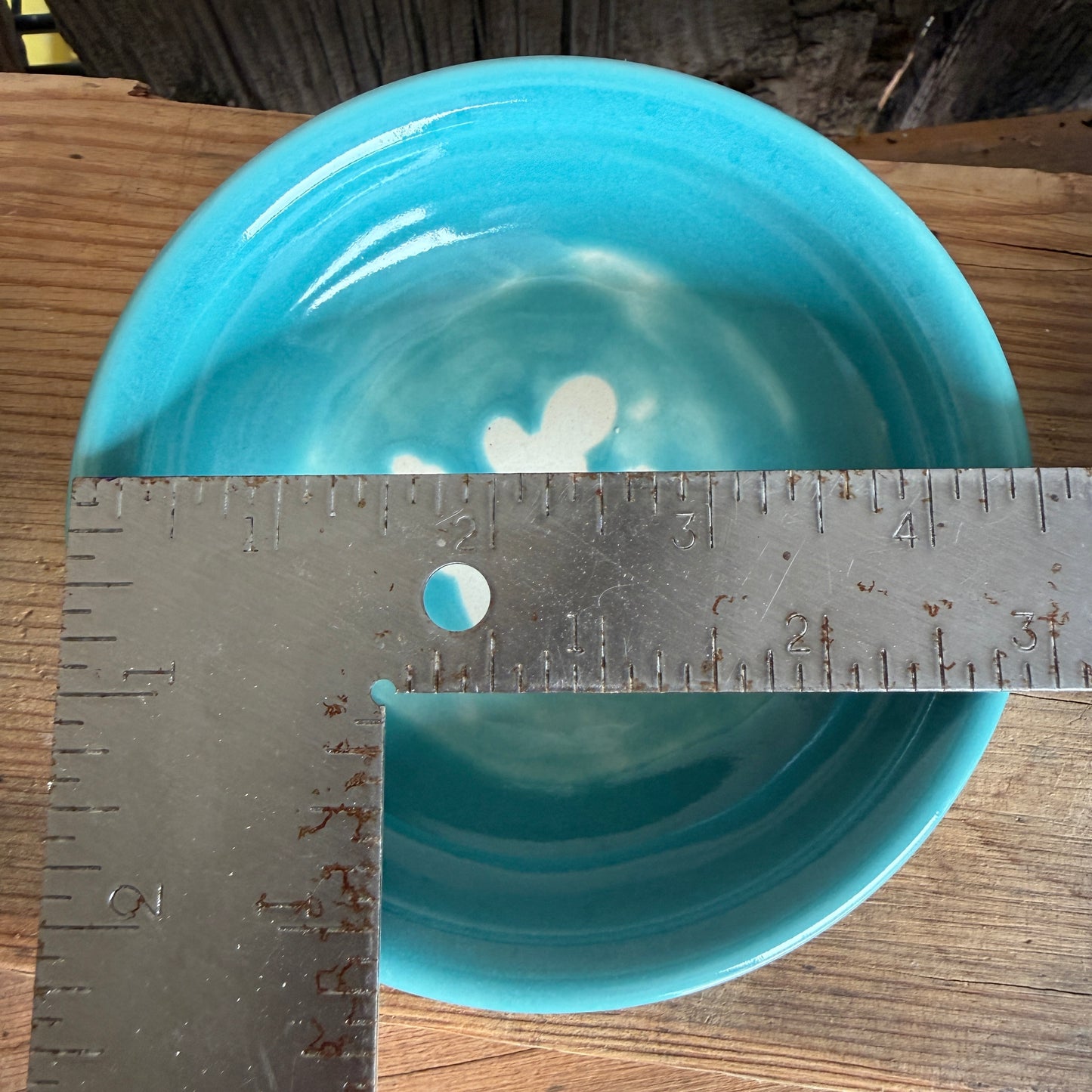 Sauce bowl set of 3 turquoise cactus