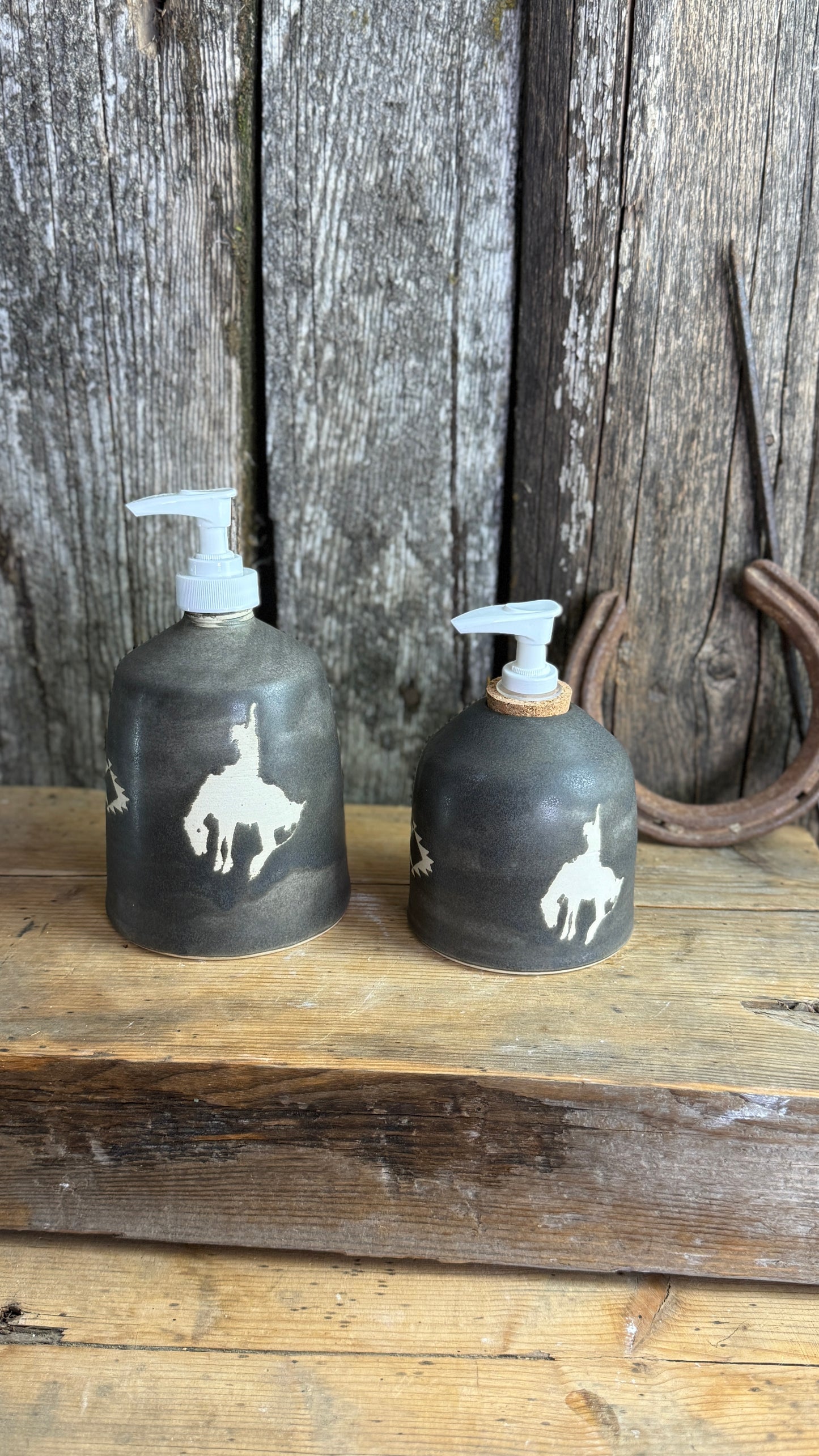 Set- Oil Bottle and Soap Dispenser