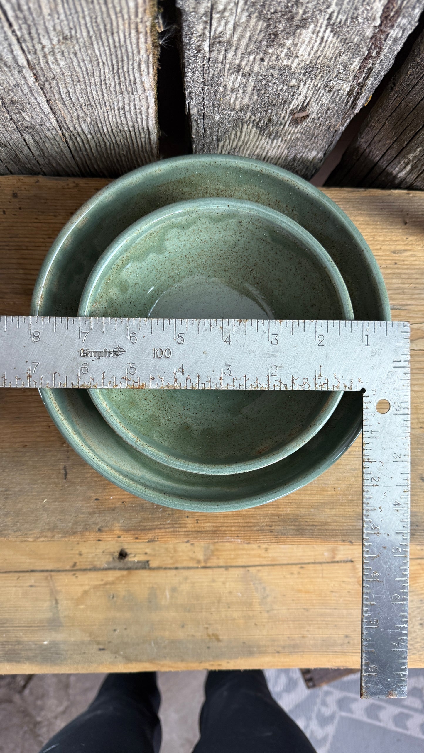 Girl Dinner Bowl/Plate Set of 2