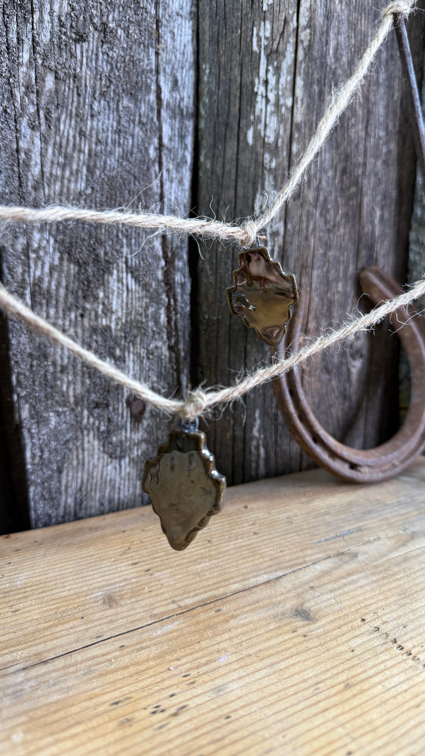 Cowboy Christmas ornament and garland bundle