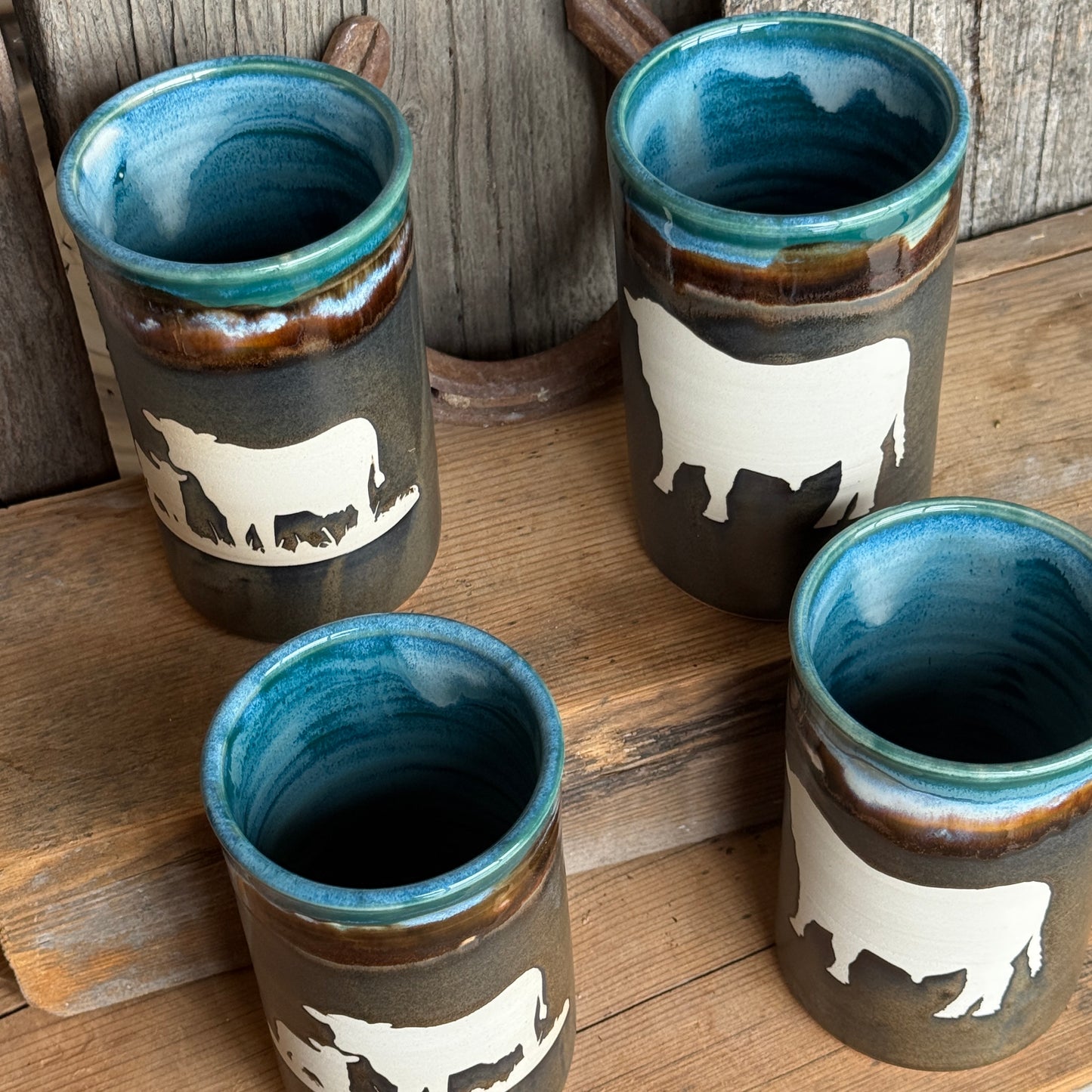 Cup Set of 4 - Cattle