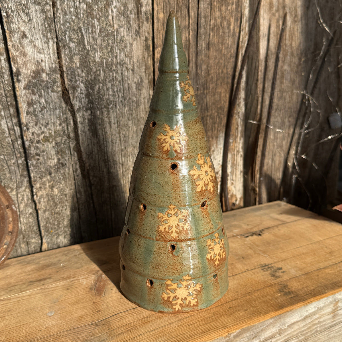 Little Cowboy-  Luminary Christmas tree