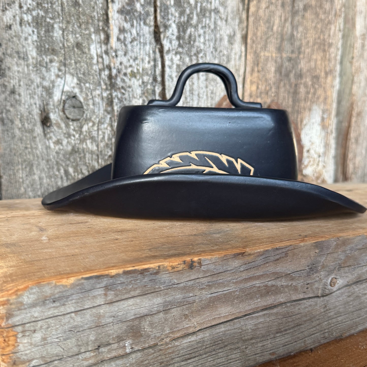 Cowboy Hat Butter Dish 3
