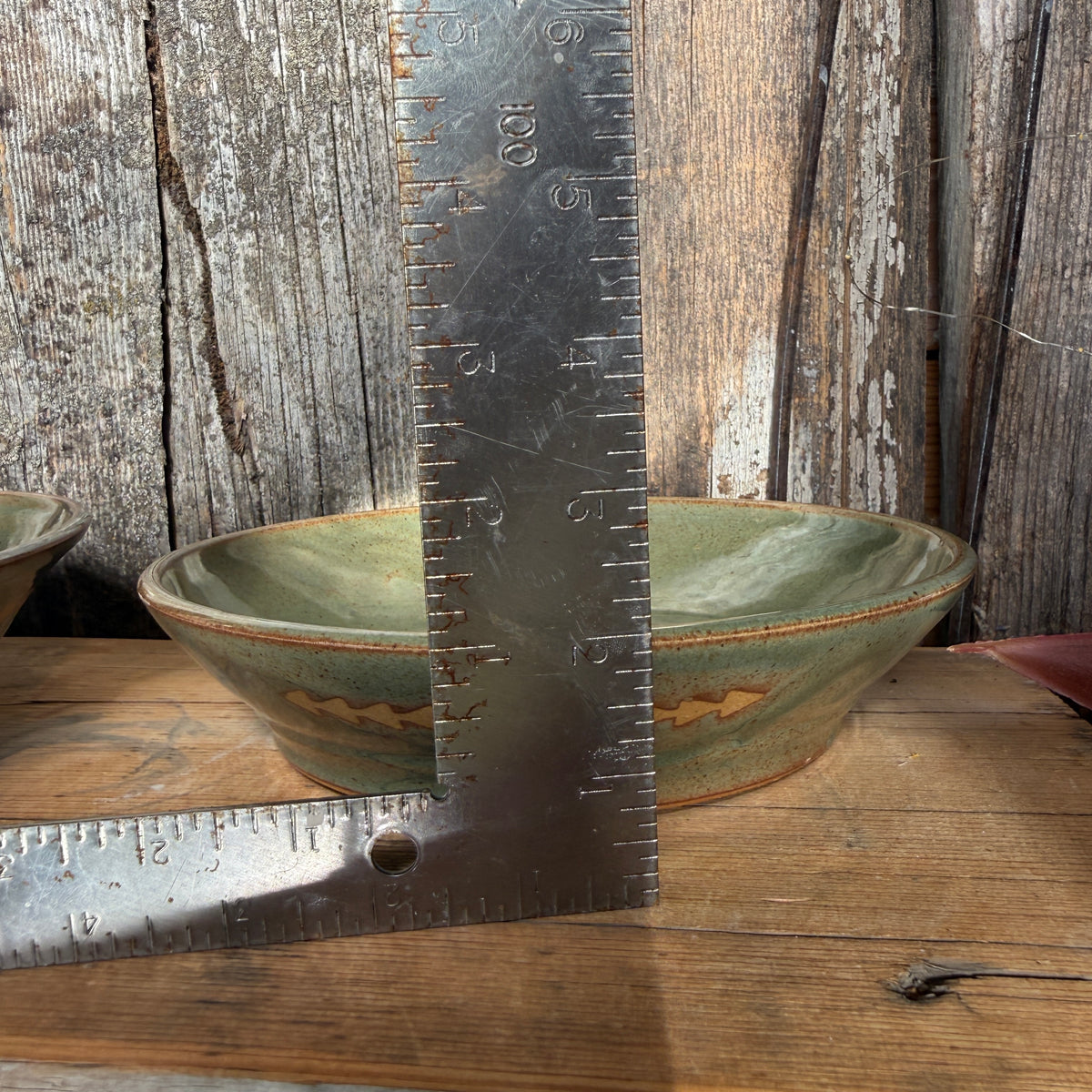 Girl Dinner Bowl/Plate Set of Medium and Large