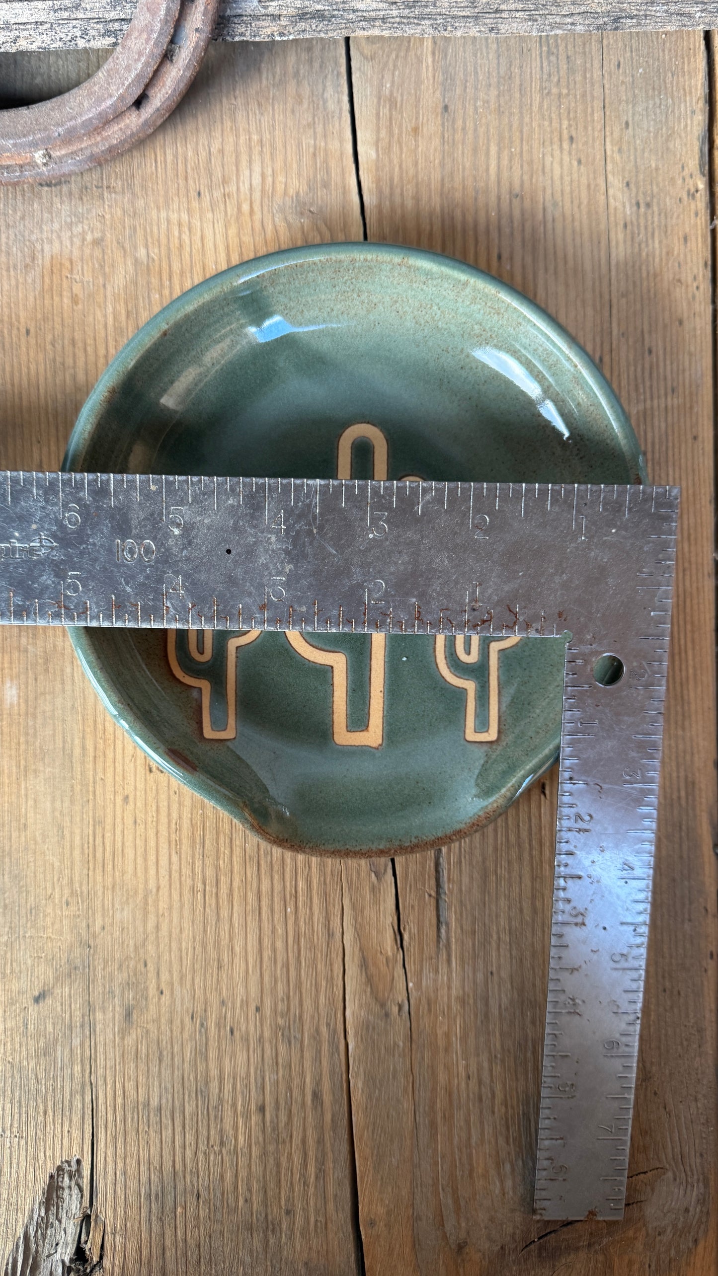 Set- Cactus Oil Bottle and spoon rest