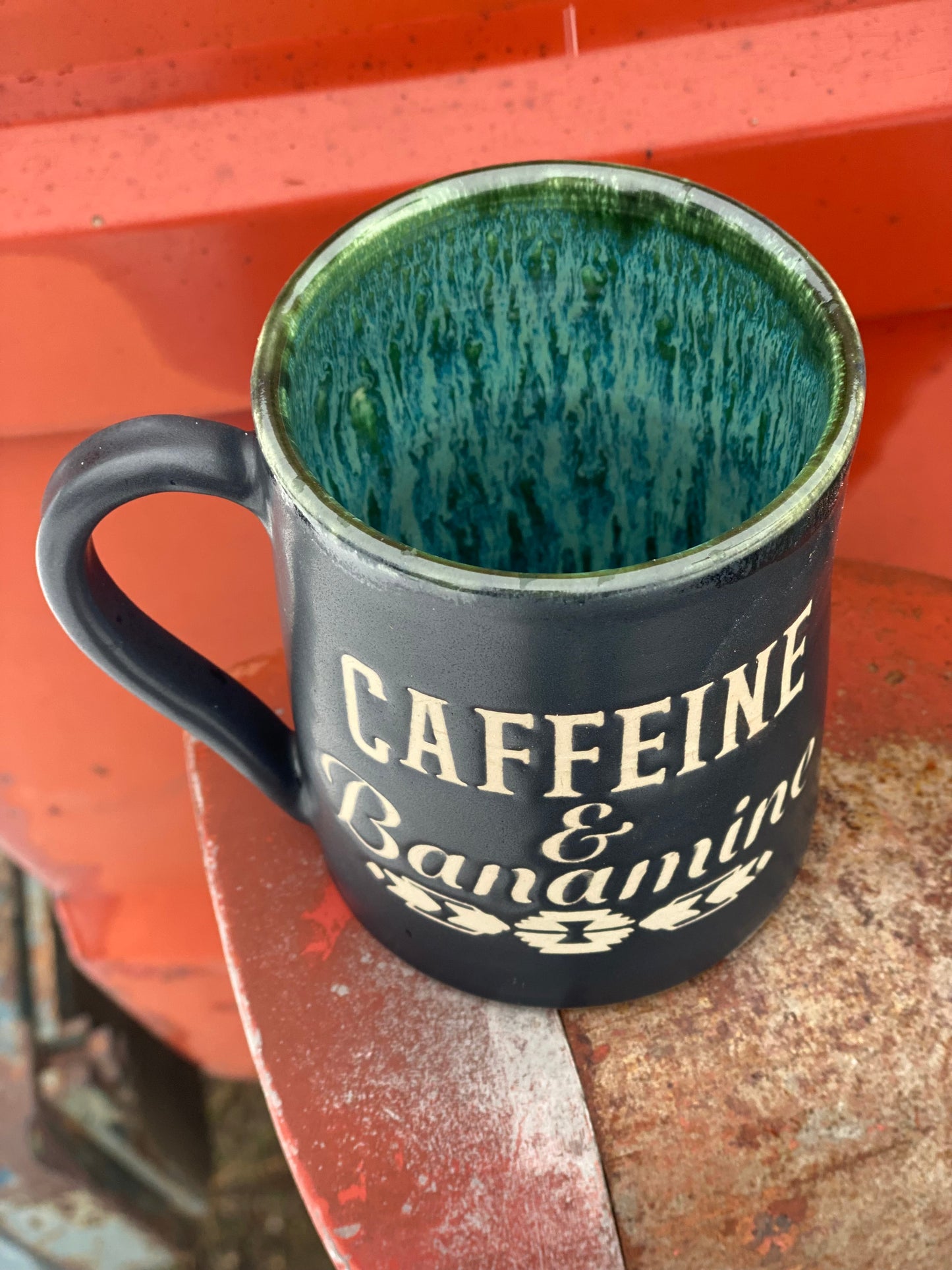 Caffeine And Banamine Mug 13 oz