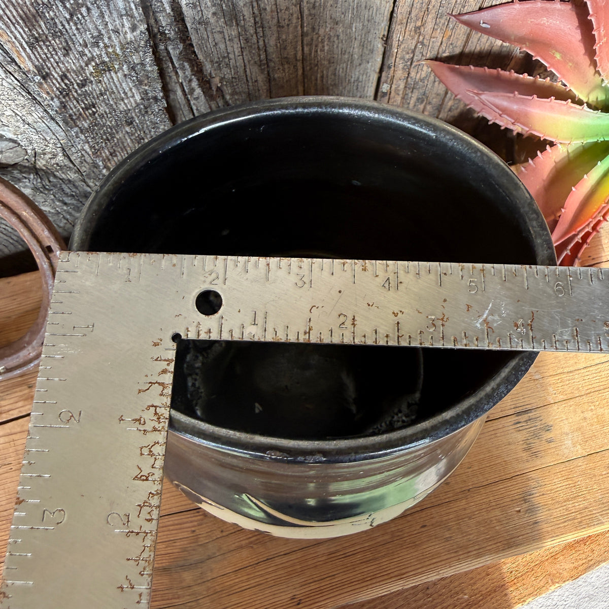 Kitchen Crock - Gunmetal Longhorn Second
