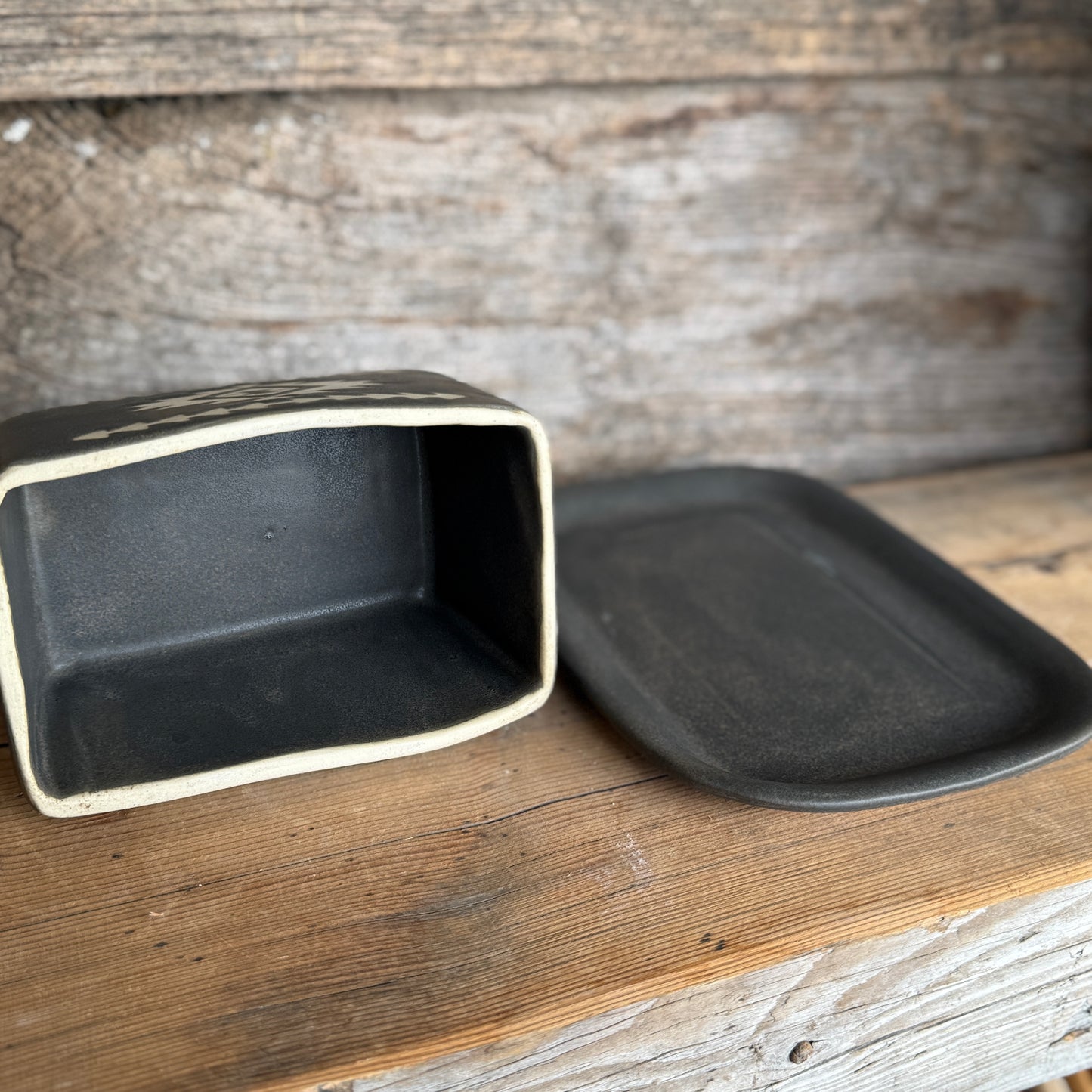 Butter Dish - River Rock Southwestern