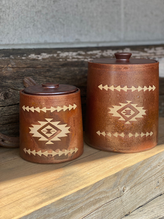 Copper Canister Set of 2