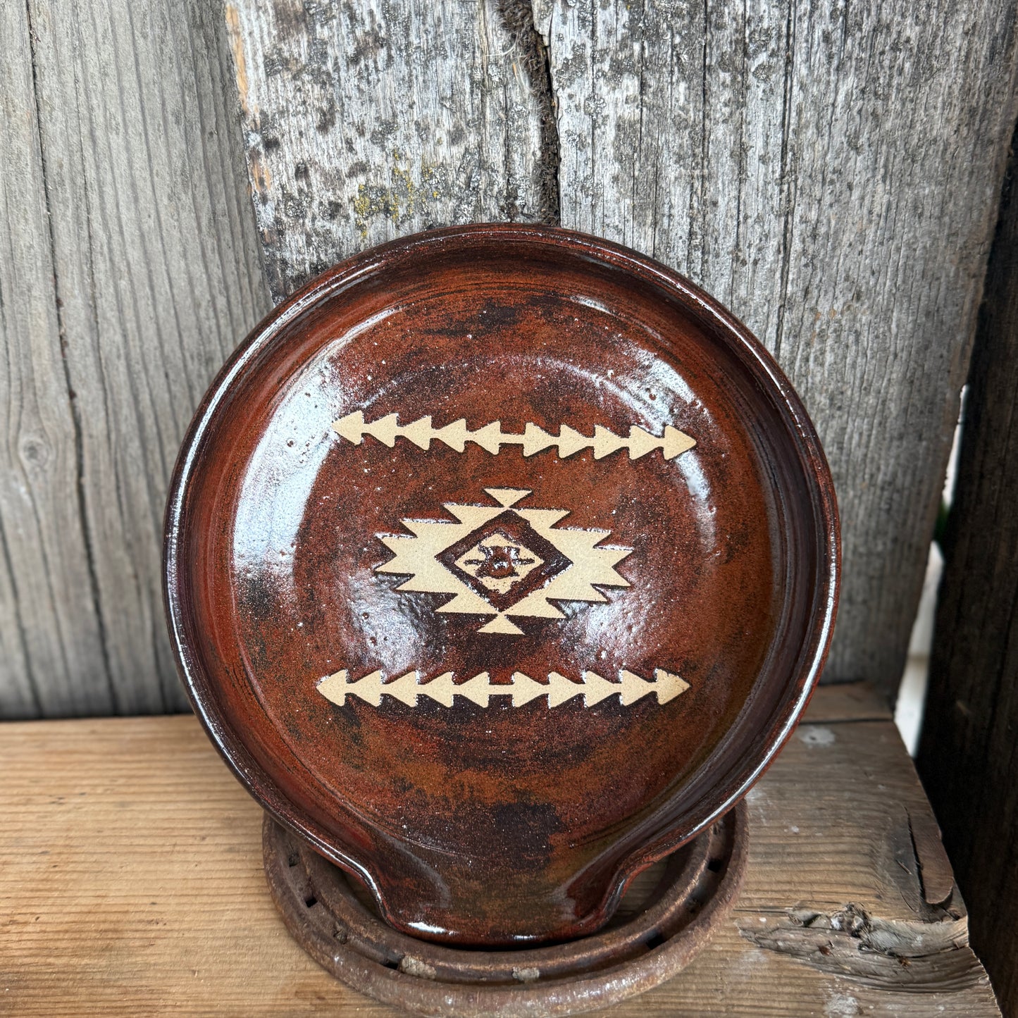 Spoon Rest - Southwestern Rust (2)