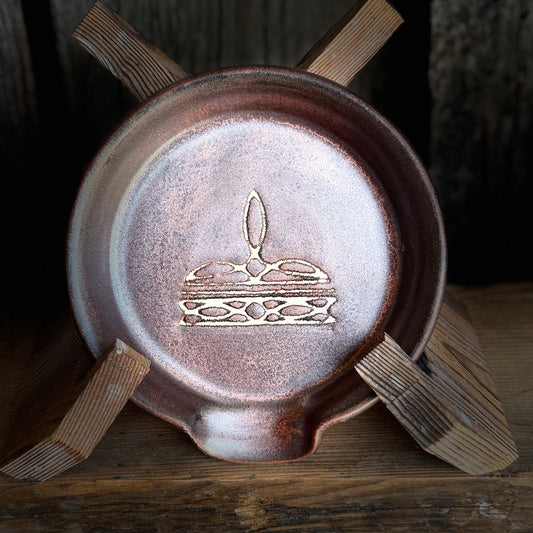Spoon Rest - Boot stitch Copper