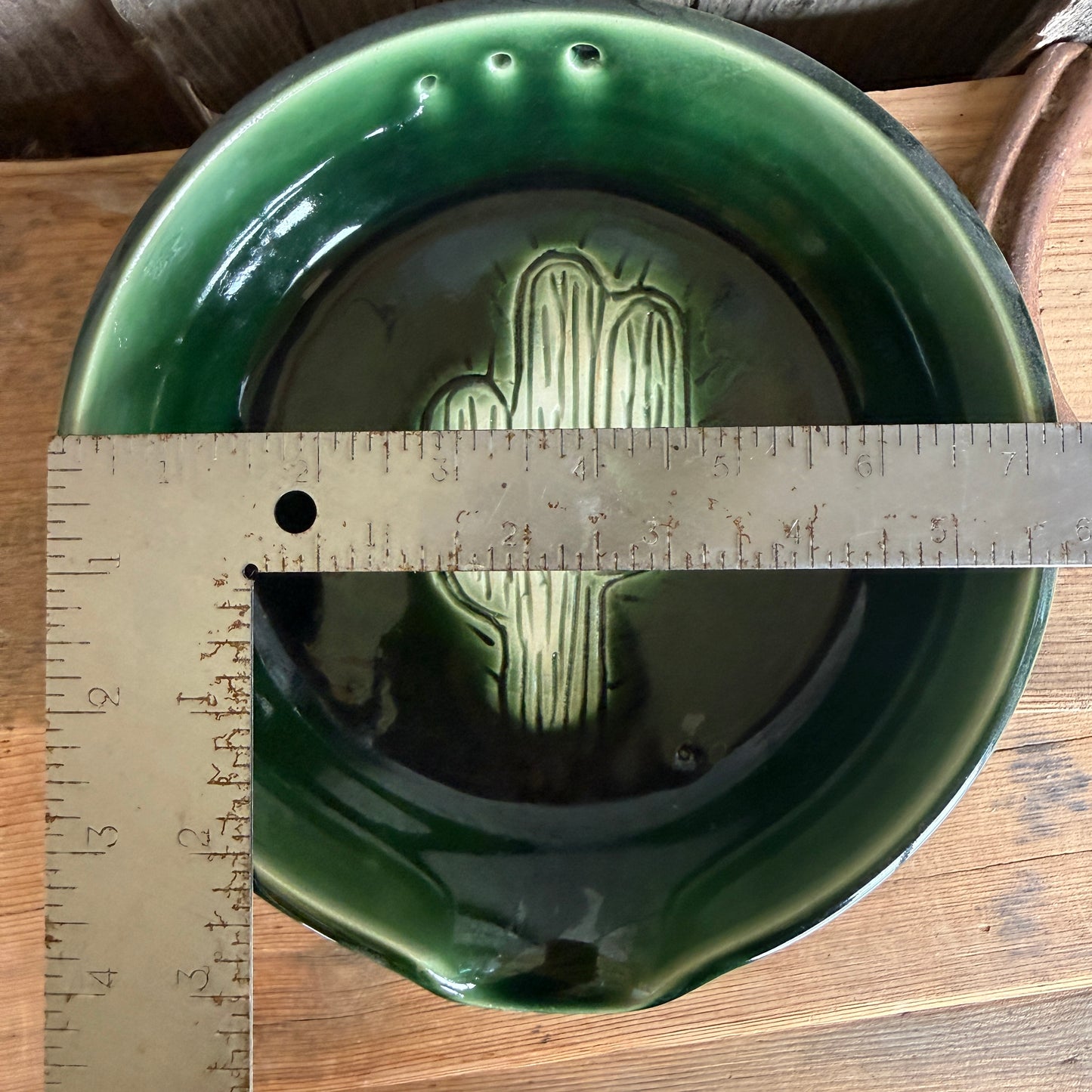 Spoon Rest and Herb stripper - cactus emerald green