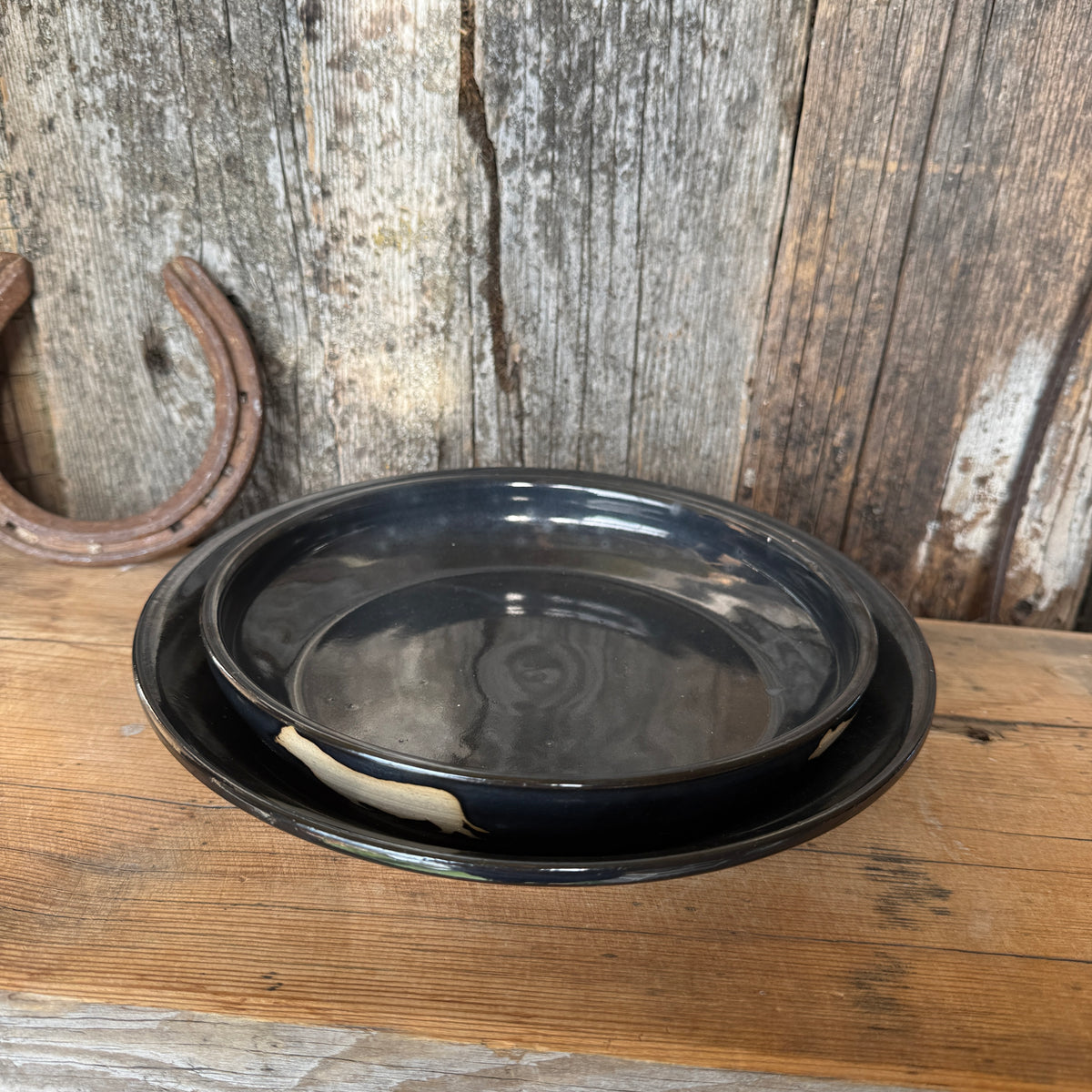 Girl Dinner Bowl/Plate Set of Small and Medium