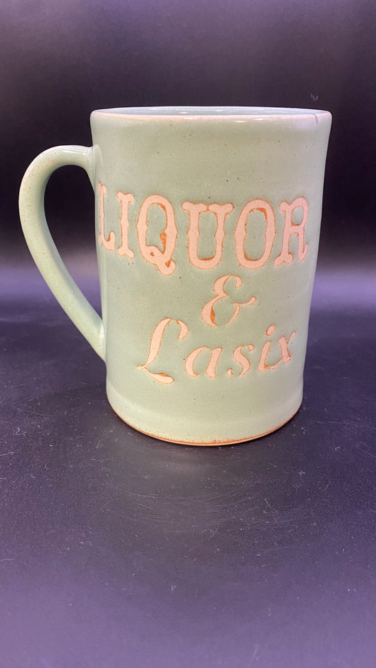 Liquor & Lasix Mug - Pistachio