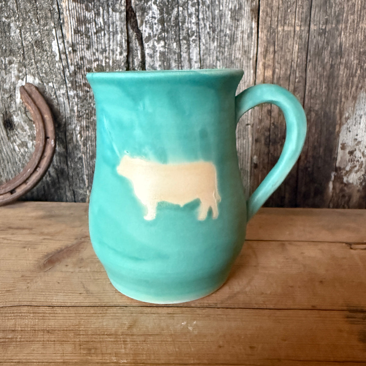 Coffee Mug - turquoise bull￼
