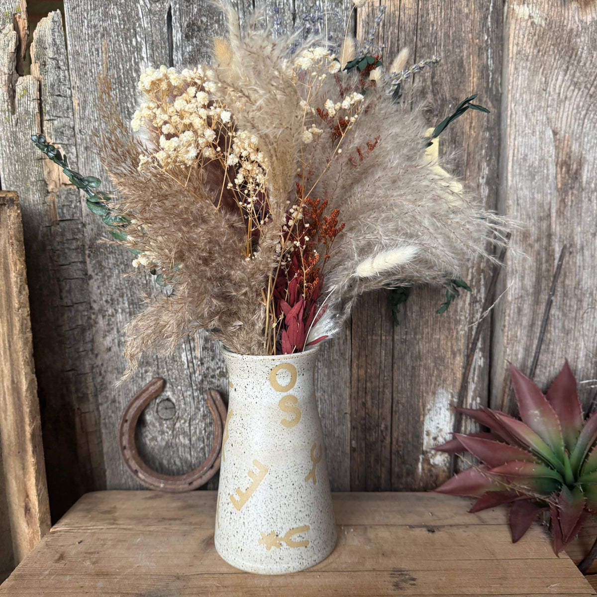Vase 8” Speckle Park Branded