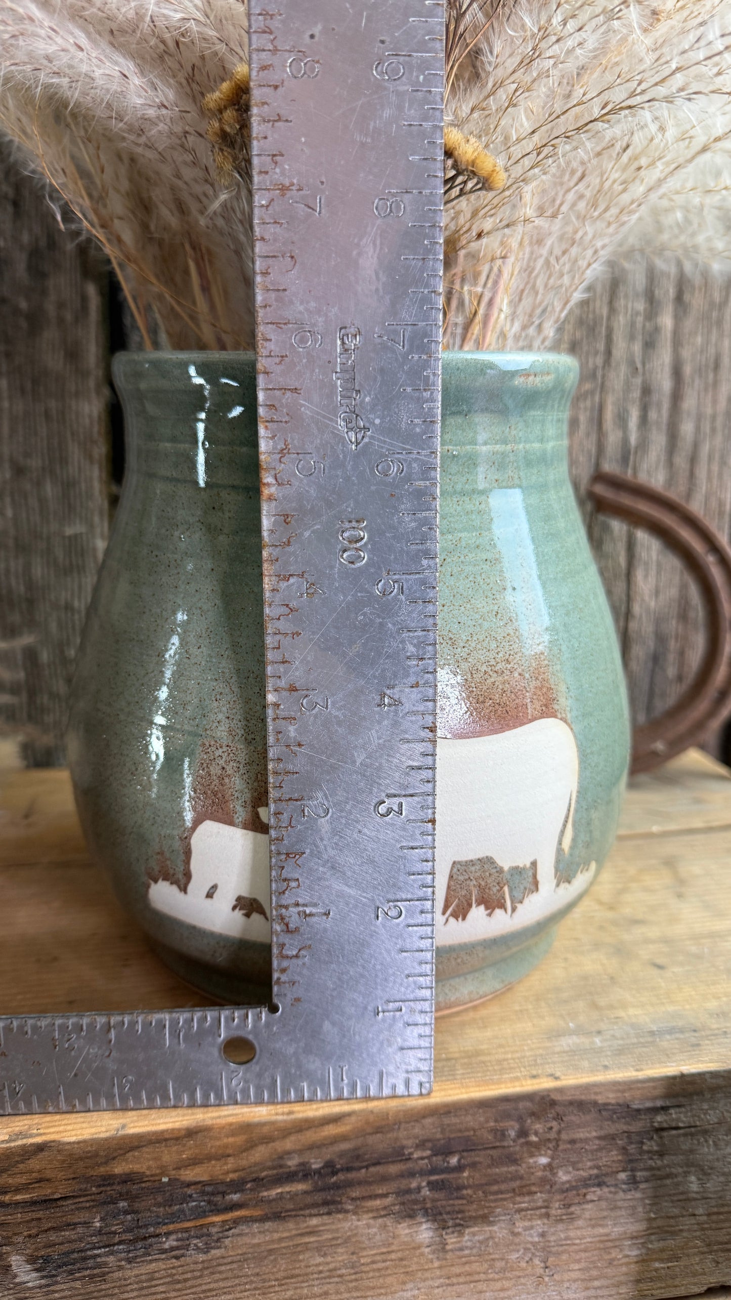 Kitchen Utensil Crock and oil bottle  -